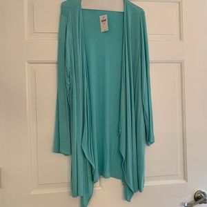 NWT J.Jill Wearever Collection Draped Cardigan
